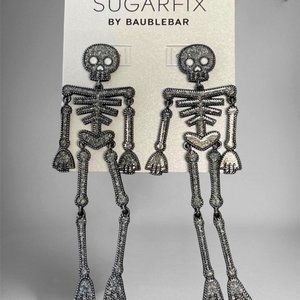 Baublebar Sugarfix Skeleton Halloween Earrings new QUICK SHIP!